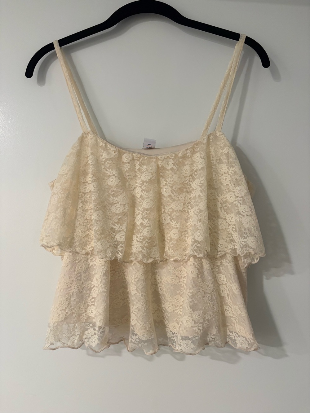 Old Navy’s Lace Layered Cami Top in Cream